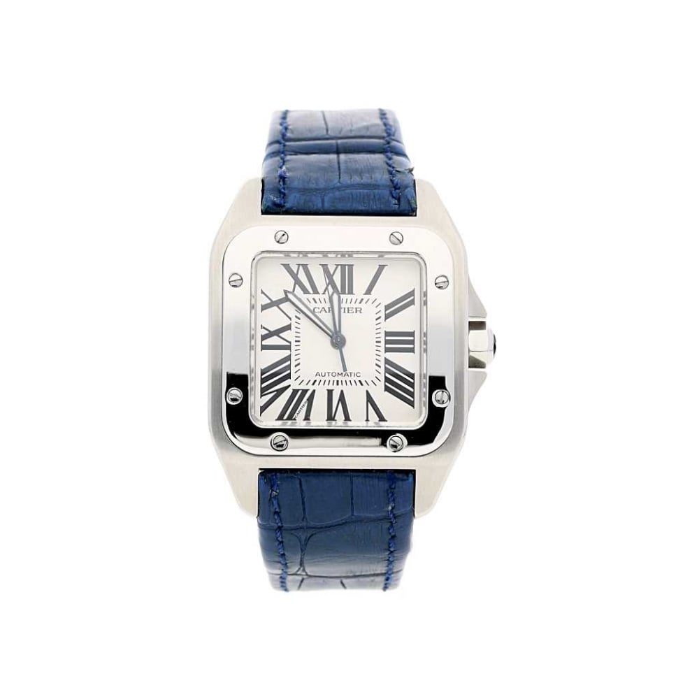 Santos 100 model 2656 - Blue Leather Strap