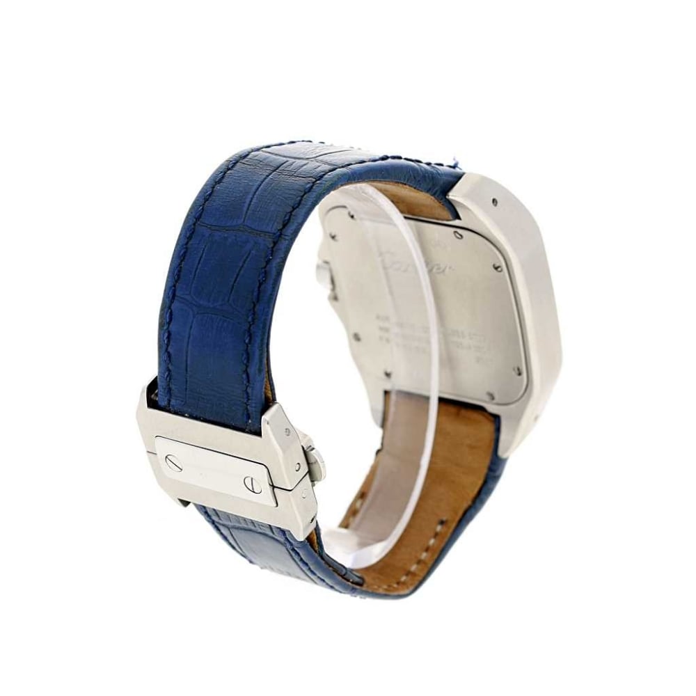 Santos 100 model 2656 - Blue Leather Strap