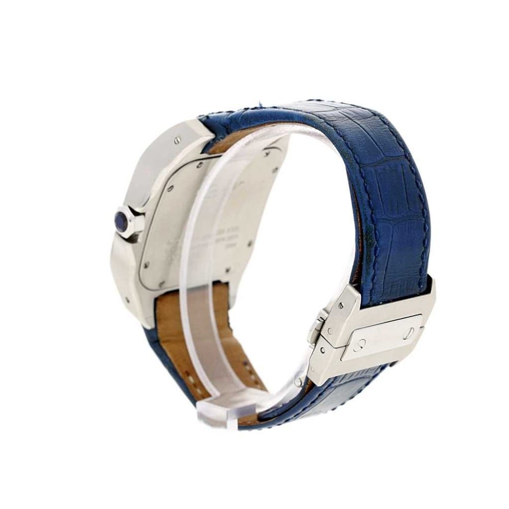 Santos 100 model 2656 - Blue Leather Strap