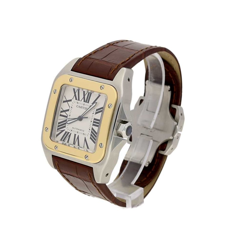 Mens Pre Owned Cartier Santos 100 model 2656