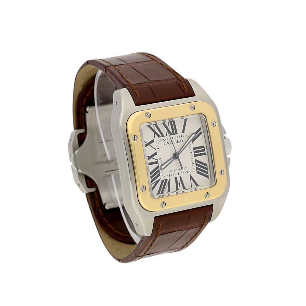 Mens Pre Owned Cartier Santos 100 model 2656