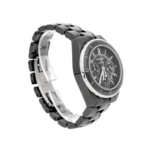 Chanel J12 Black Ceramic Chronograph Watch