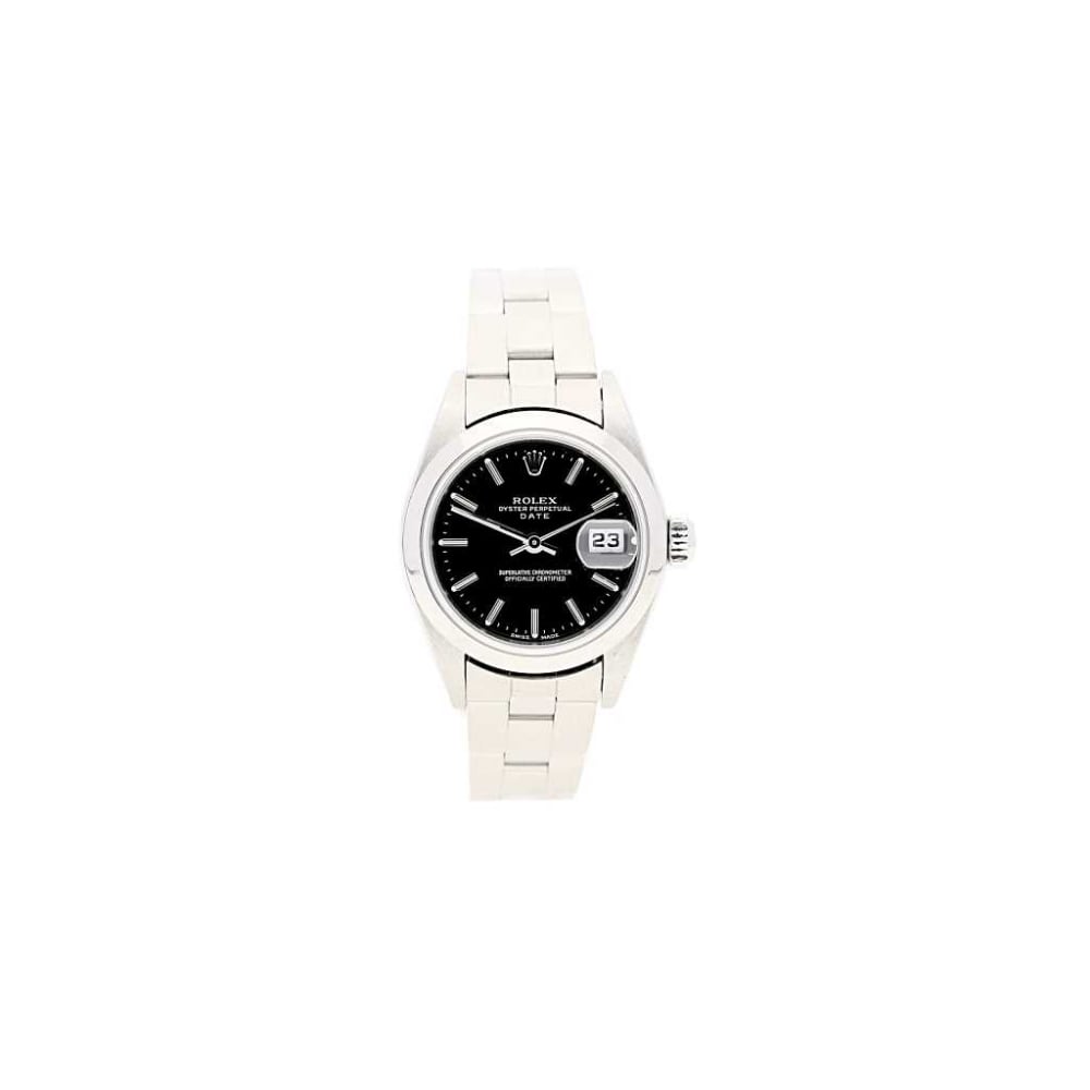 Date 79160 Lady's Pre-Owned Watch, Black Dial, 1999