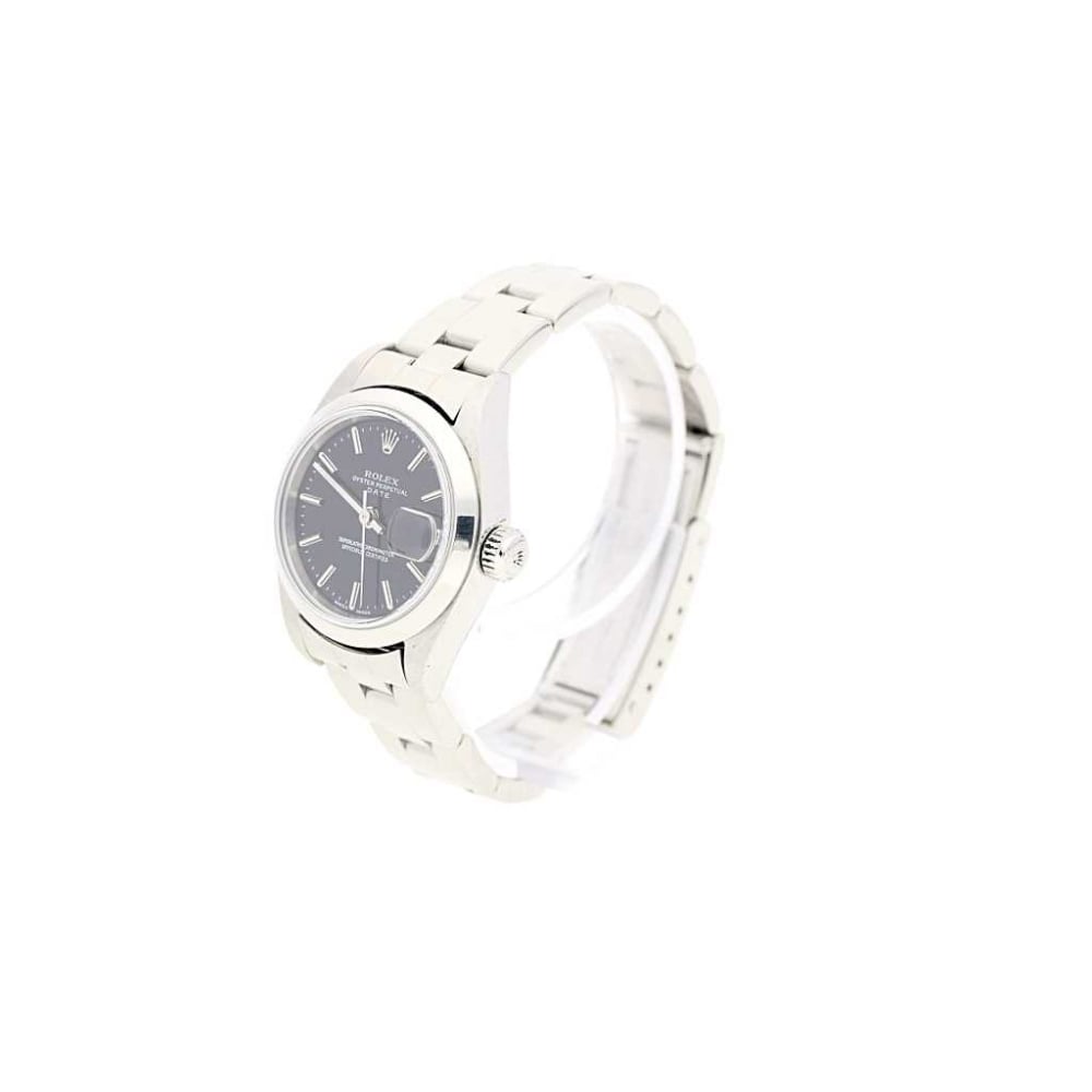 Date 79160 Lady's Pre-Owned Watch, Black Dial, 1999