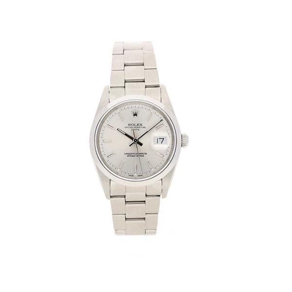 Second Hand Rolex Date 15200 - Silver Dial