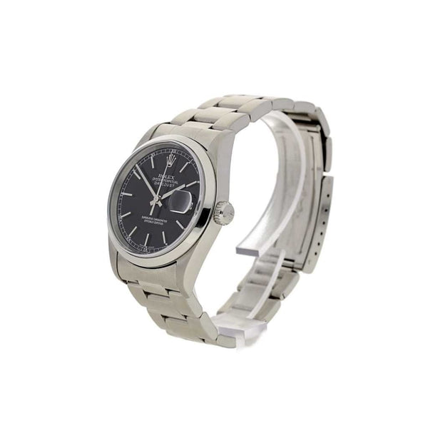 Second Hand Rolex Datejust 16200 - Black Dial - 2002