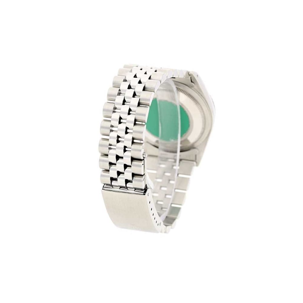 Rolex Datejust Stainless Steel and White Metal