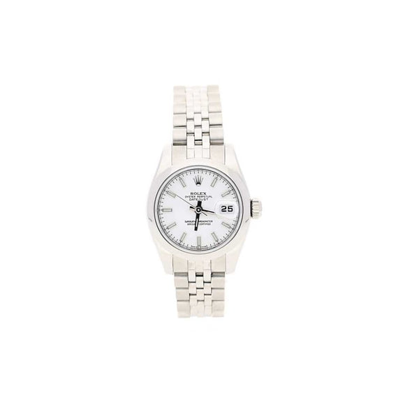 Datejust 179160, Stainless Steel, White Dial, 2008