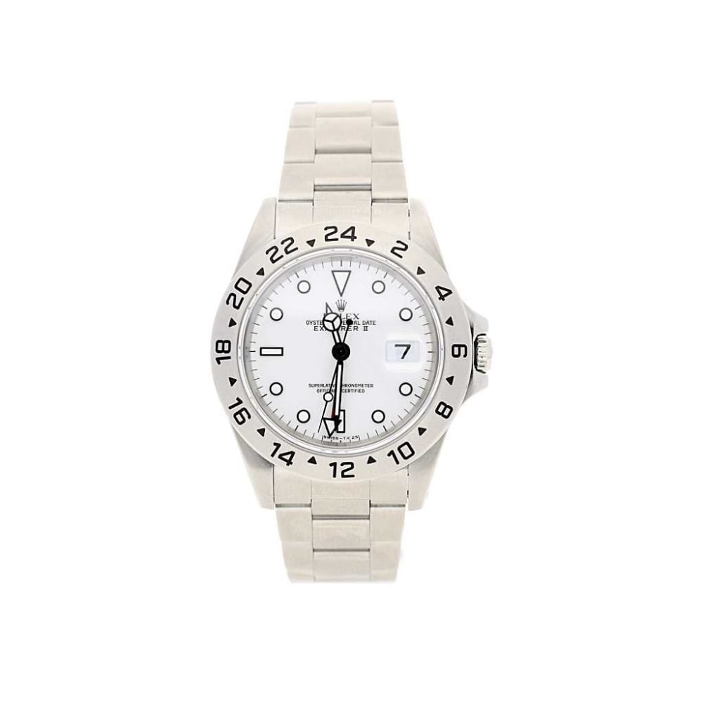 Explorer 2 16570 Mens Watch, White Dial, 1996
