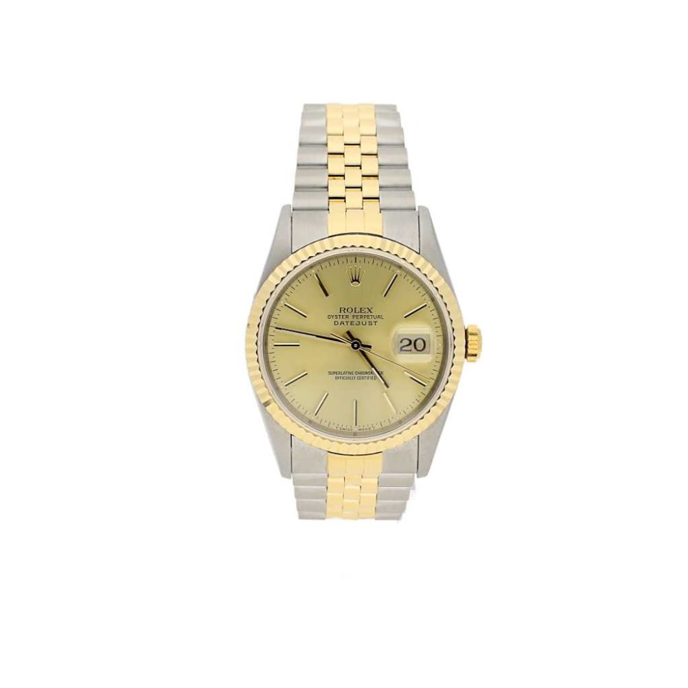 Datejust 16233, Gents, Champagne Batton Dial, 1991