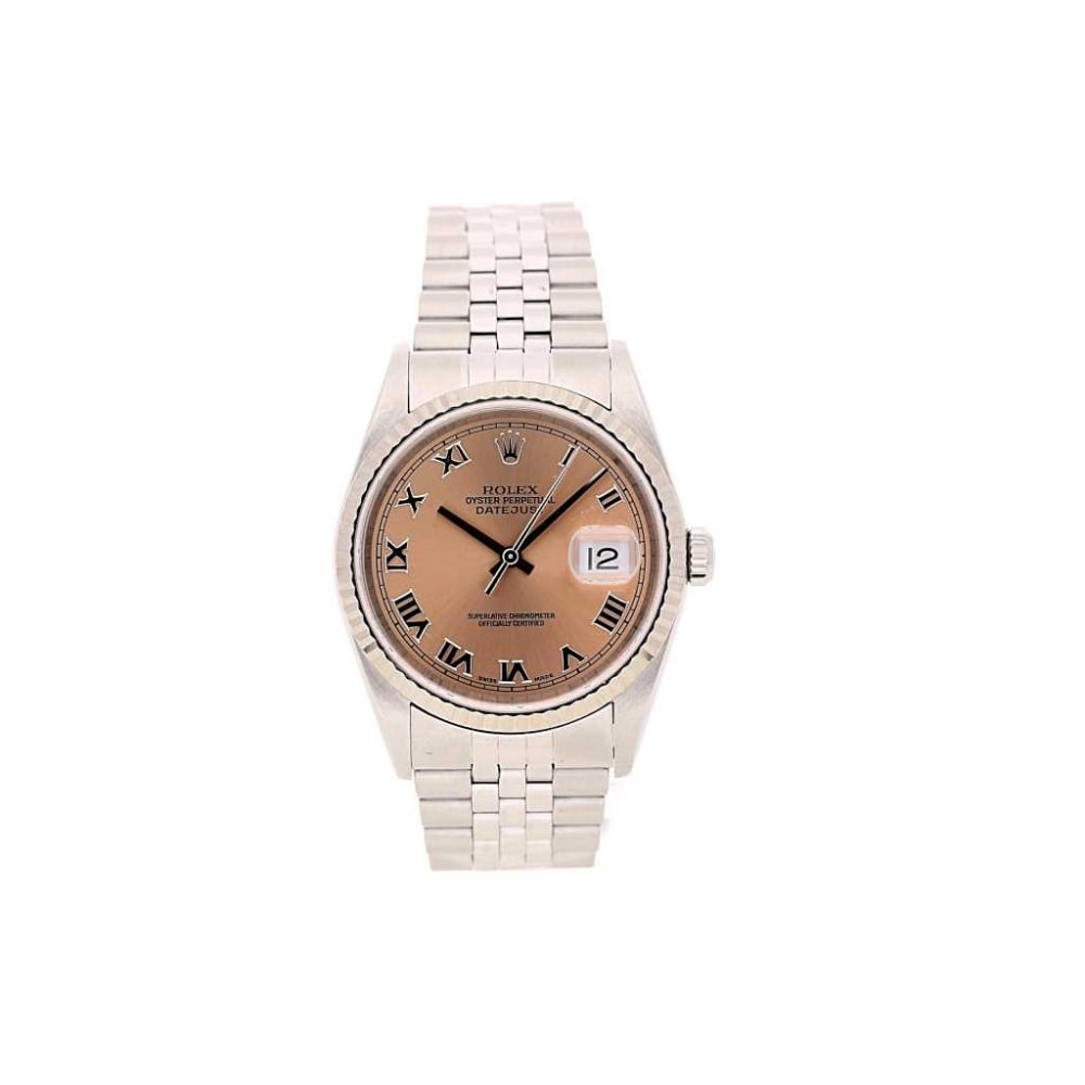 Second Hand Rolex Datejust 16234 - Copper Roman Numeral Dial