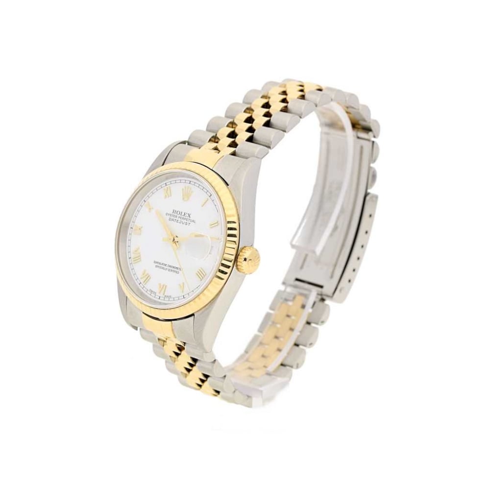 Datejust 16233 Secondhand Mens Watch - White Dial - 1996