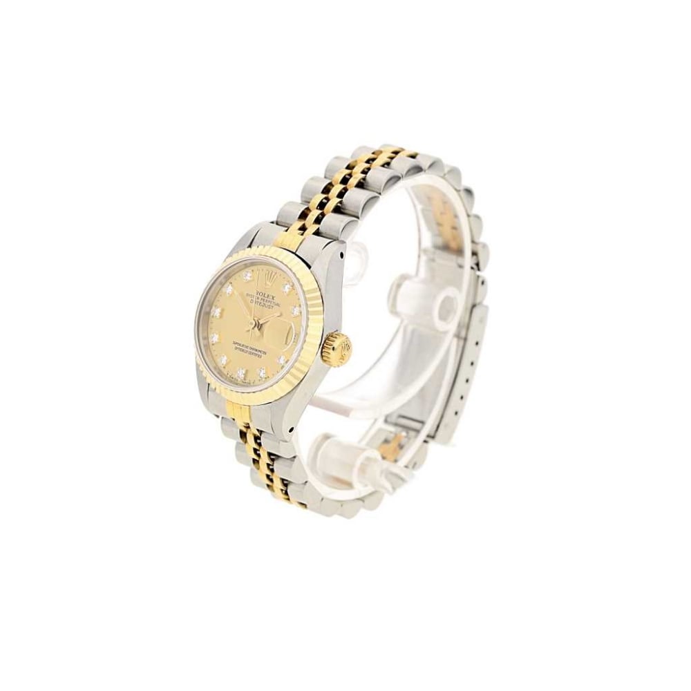 Datejust 69173 Ladies Watch, Champagne Diamond Dial, 1990