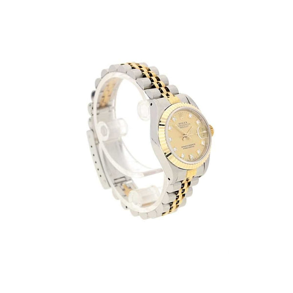 Datejust 69173 Ladies Watch, Champagne Diamond Dial, 1990