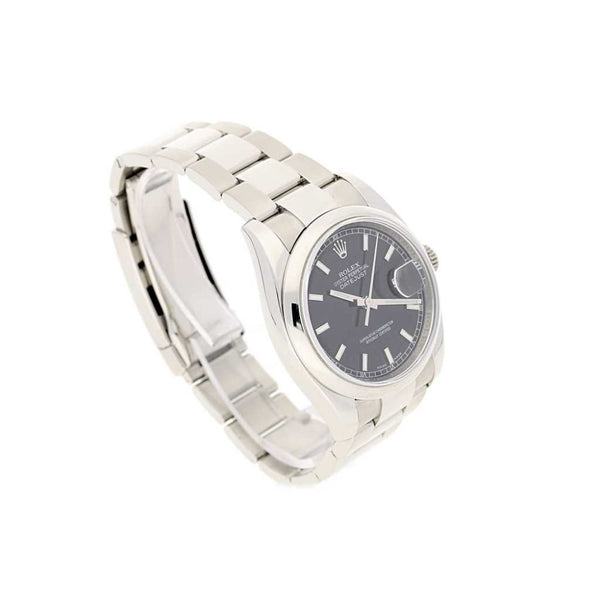 Datejust 116200 Black Batton Dial Watch, 2008