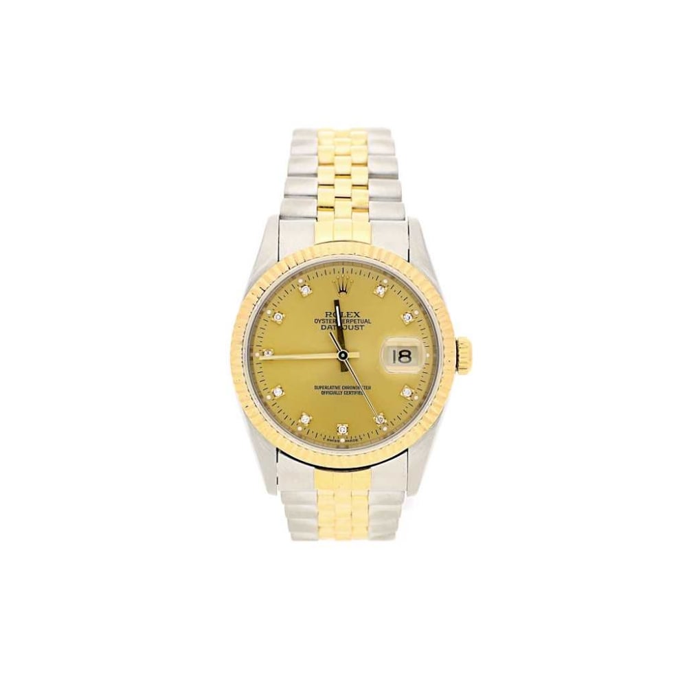 Datejust 16233 Mens Secondhand Watch Diamond Dial, 1994