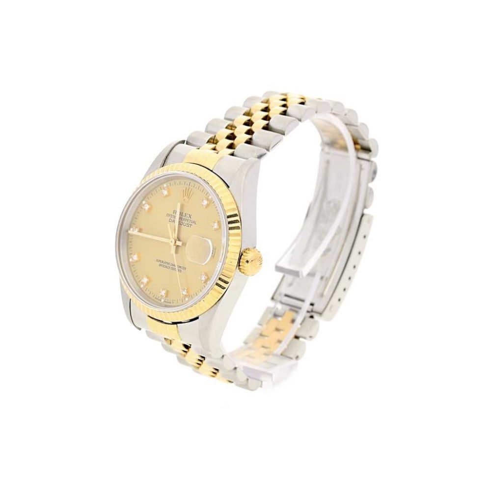 Datejust 16233 Mens Secondhand Watch Diamond Dial, 1994