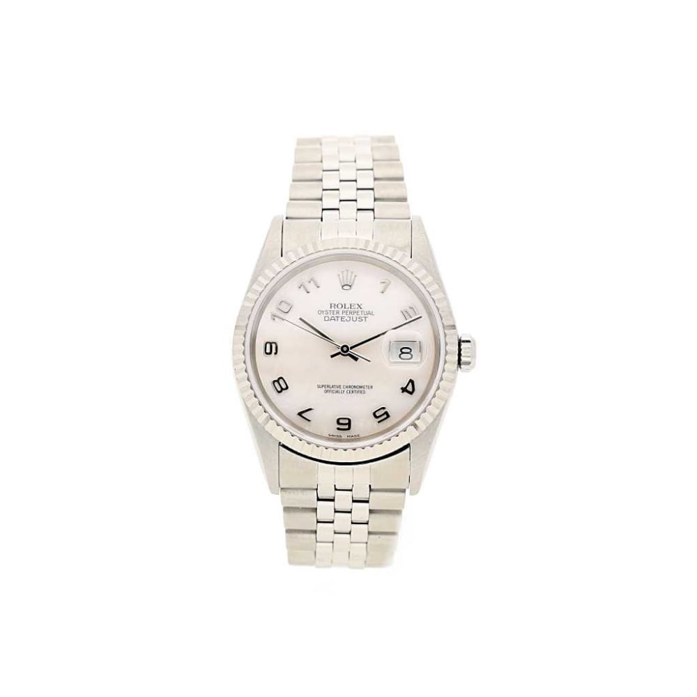 Datejust 16234 Watch - Mother of Pearl Arabic Dial - 2000