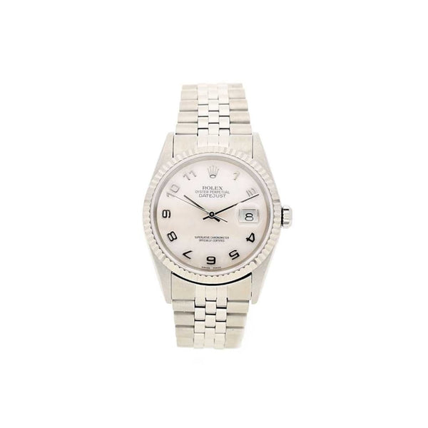 Datejust 16234 Watch - Mother of Pearl Arabic Dial - 2000