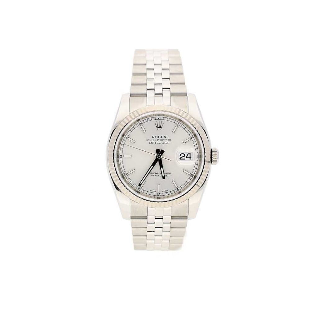 Datejust 116234 Silver Batton, Jubilee Bracelet, 2011