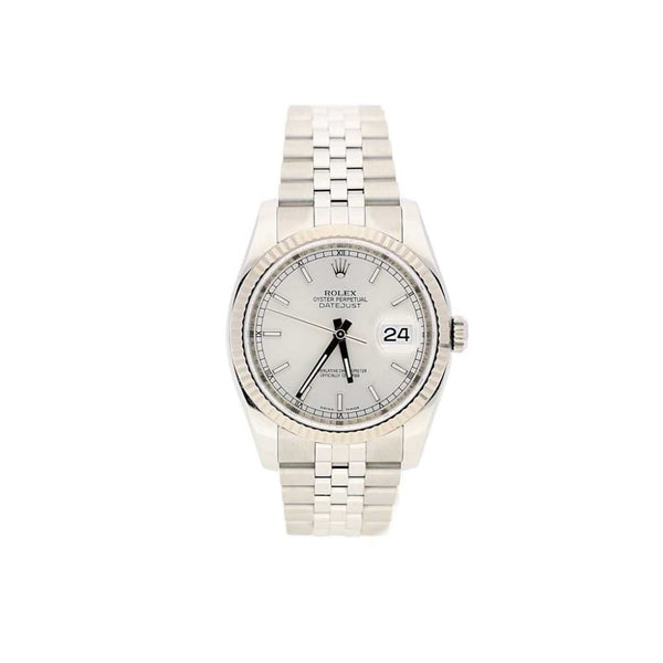 Datejust 116234 Silver Batton, Jubilee Bracelet, 2011