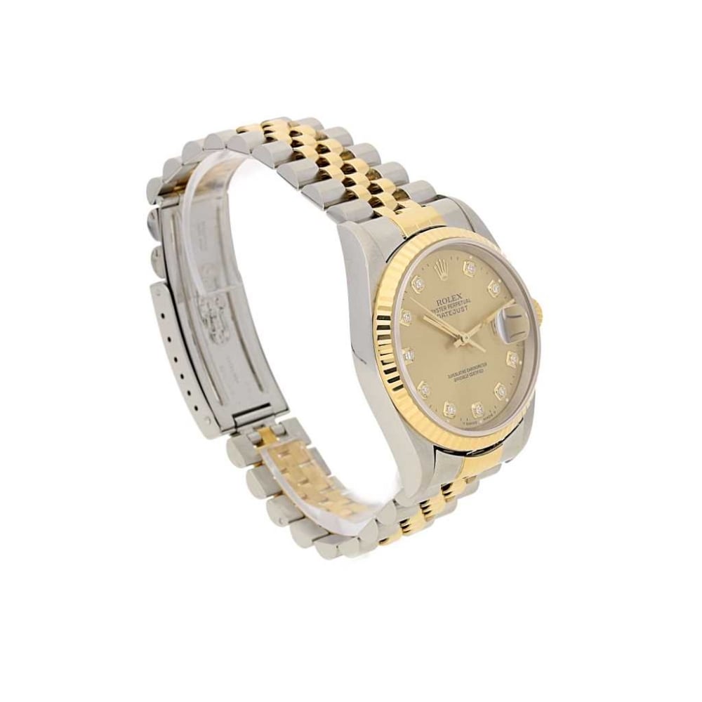 Datejust 16233 Secondhand Watch - Champagne Diamond Dial - 1995