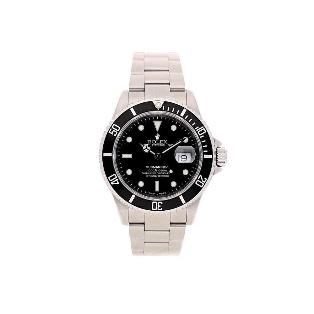 Submariner 16610 Black Stainless Steel - Pre-Owned 2008