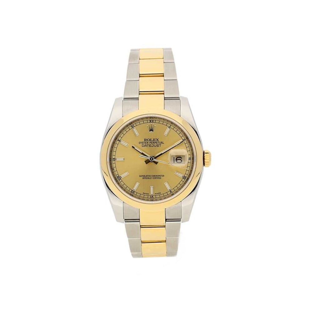 Second Hand Gents Rolex Datejust 116203 - Champagne Dial