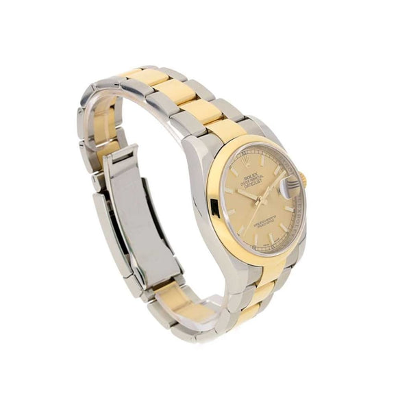 Second Hand Gents Rolex Datejust 116203 - Champagne Dial