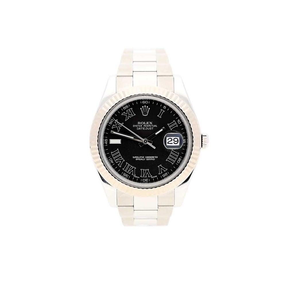 Datejust II 116334, Grey Roman Dial Mens Watch, 2009