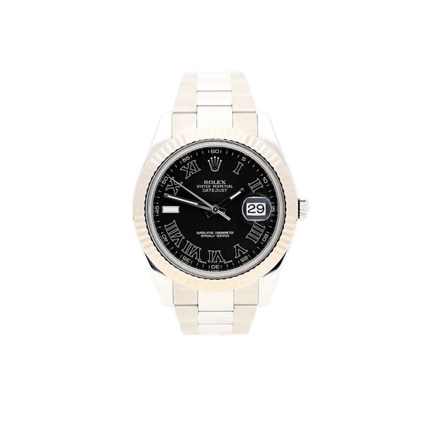 Datejust II 116334, Grey Roman Dial Mens Watch, 2009