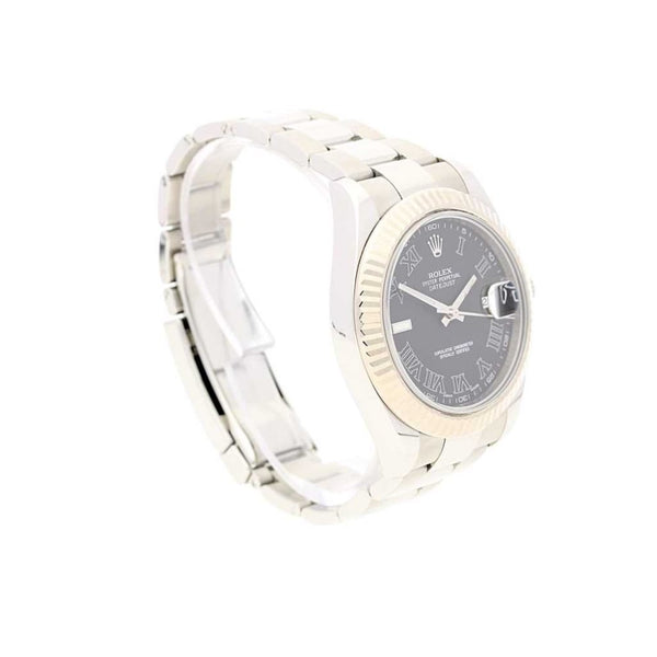Datejust II 116334, Grey Roman Dial Mens Watch, 2009