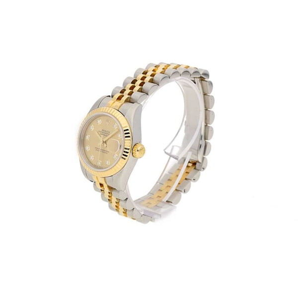 Datejust 179173 Bi-Metal Ladies Watch - Diamond Dial - 2005