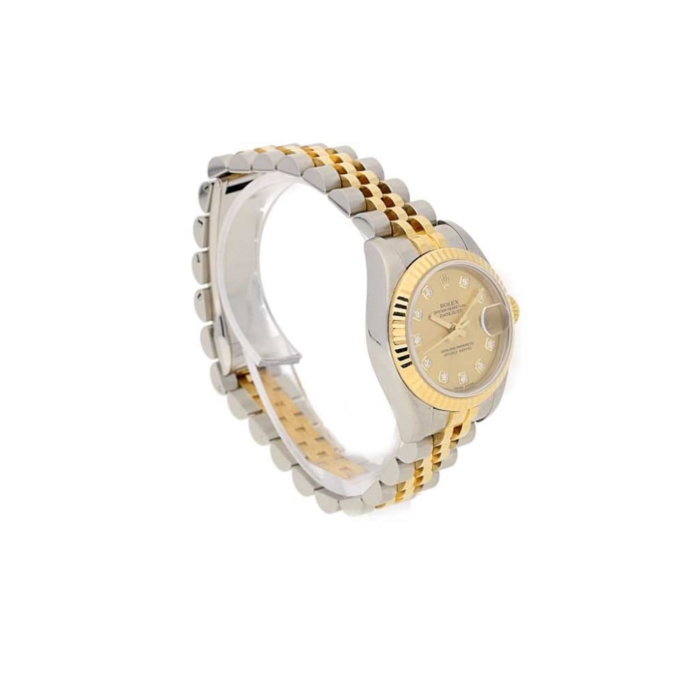 Datejust 179173 Bi-Metal Ladies Watch - Diamond Dial - 2005