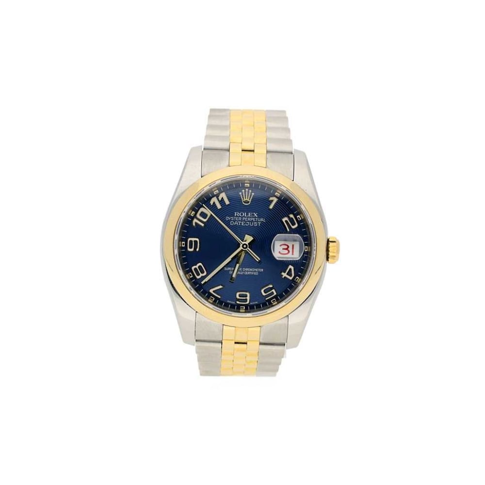Datejust 116203 Gents Watch, Blue Dial, 2009