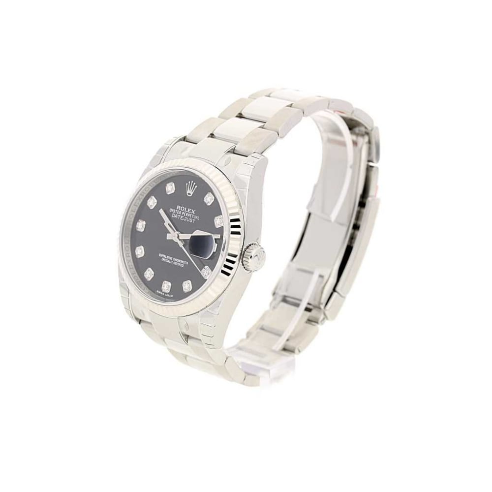 Unworn Rolex Datejust 116234 - Black Diamond Dial - 2015