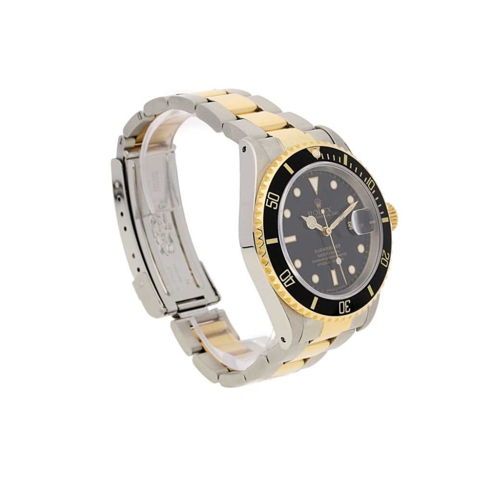 Submariner Watch - 16613 - Steel and Gold - Black Dial - 1995