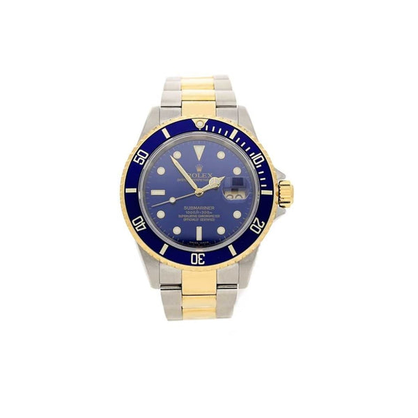 2005 Rolex Submariner Date Blue Dial and Bezel  Watch - 16613
