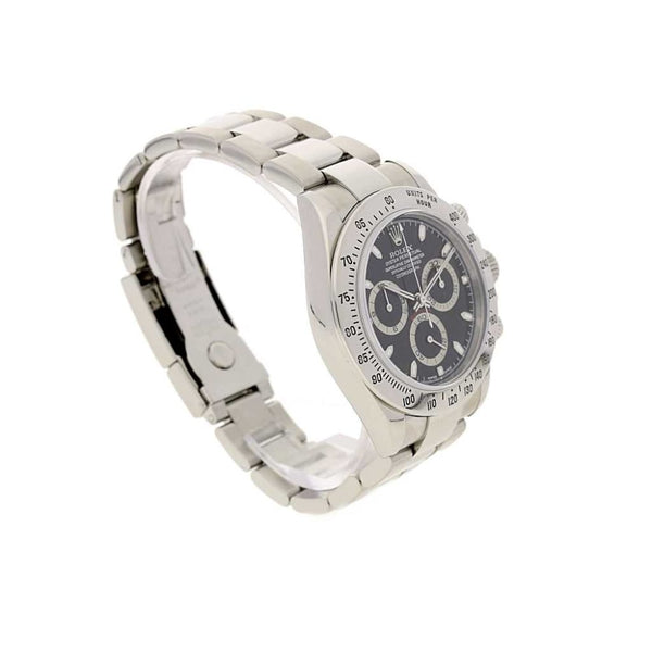Daytona 116520 Pre Owned, Stainless Steel, Black Dial, 2002