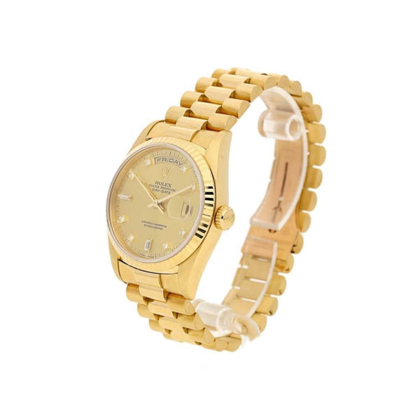 Day Date 18238 -18ct Gold - Diamond Dial - 1991