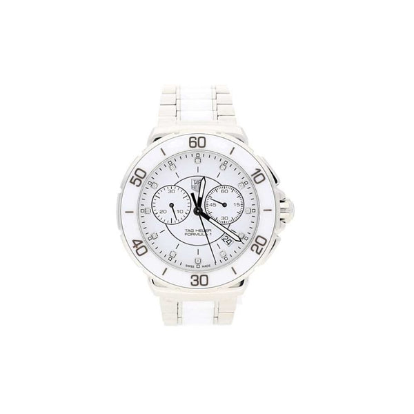 Formula 1 model CAH1211 - White Ceramic Chronograph Watch - 2010