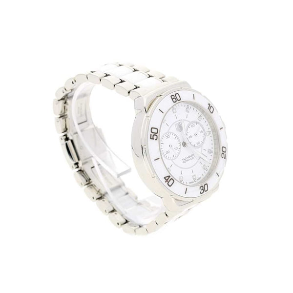 Formula 1 model CAH1211 - White Ceramic Chronograph Watch - 2010