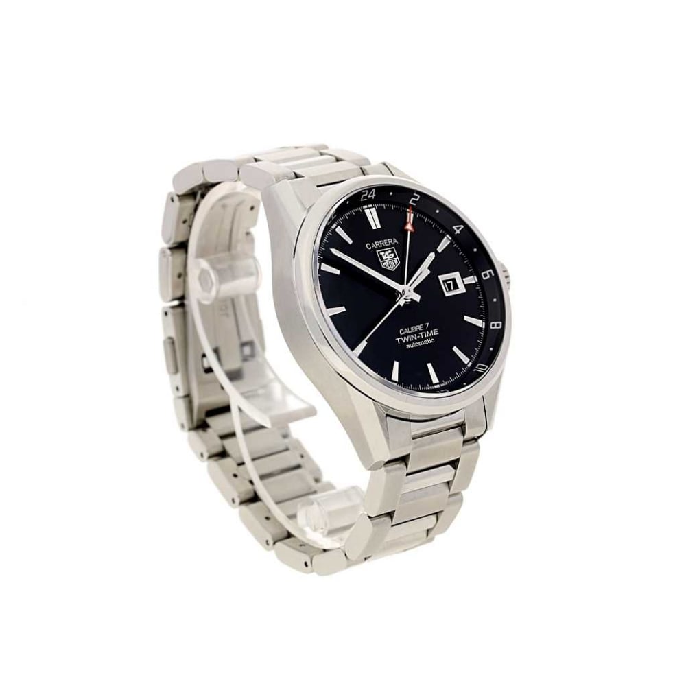 Pre Owned Tag Heuer Carrera Twin-Time WAR2010.BA0723