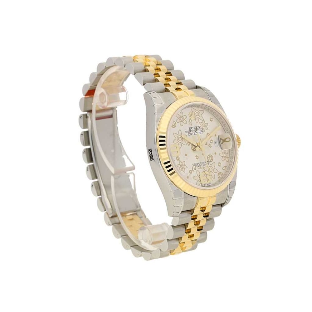Datejust 116233 - Silver Floral Dial - 2015 Unworn