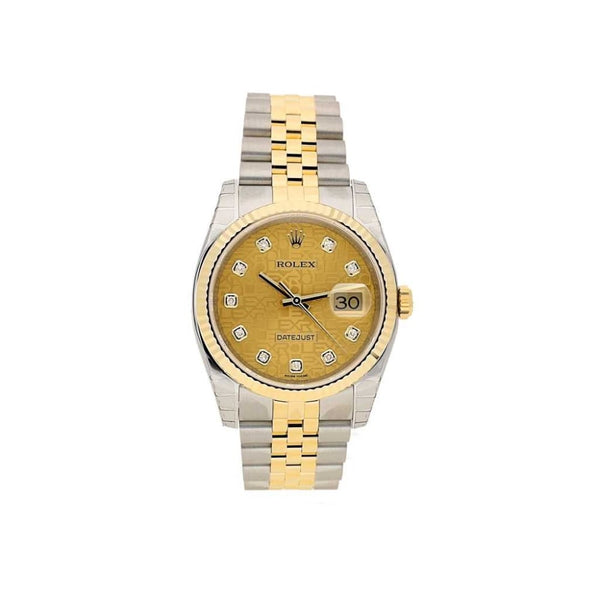 Unworn Rolex Datejust 116233 - Champagne Jubilee Dial