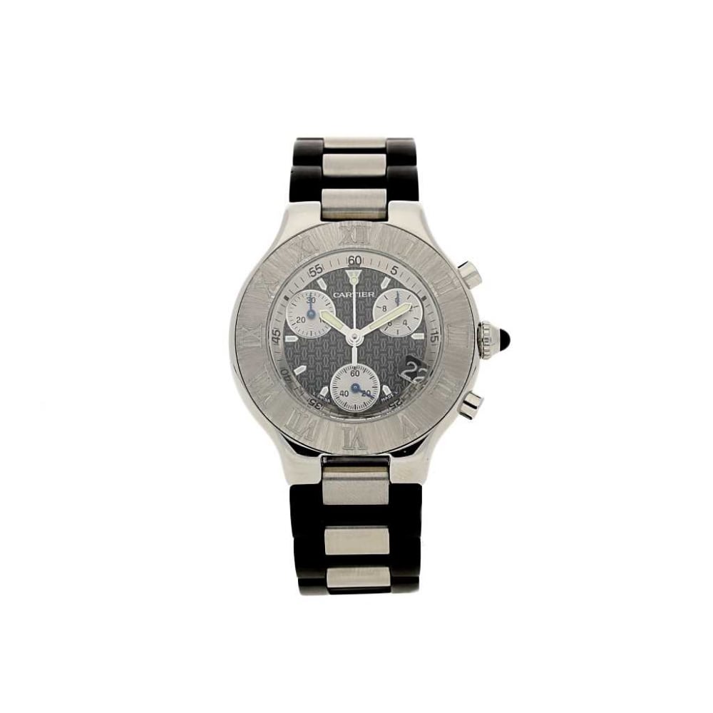 Second Hand Gents Cartier Chronoscaph 2424