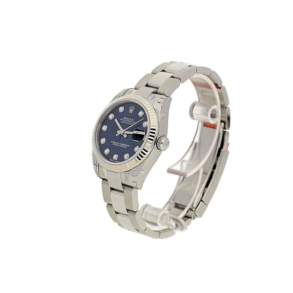 Unworn Rolex Datejust Midi 178274 - Blue Diamond Dial