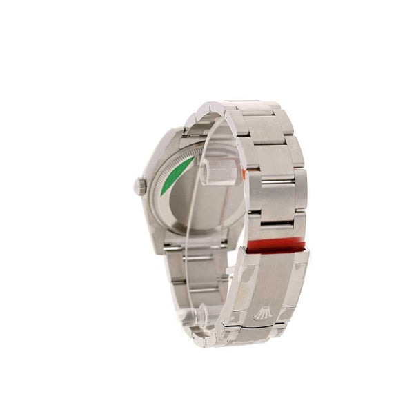 Unworn Gents Rolex Oyster Perpetual 114200 - Red Grape Dial