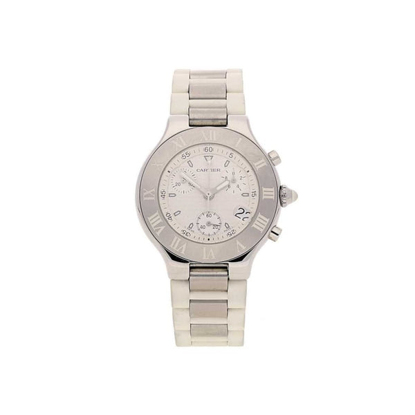 21 Chronoscaph Chronograph - White - Pre Owned