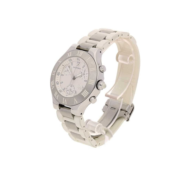 21 Chronoscaph Chronograph - White - Pre Owned
